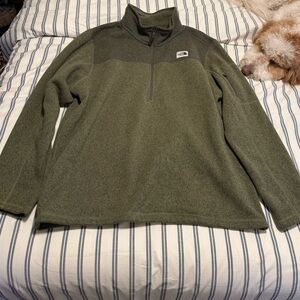 North Face Green Quarterzip